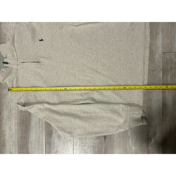 Polo Ralph Lauren Men’s XL Formal Sweater Half-Zip Tan/Cream Top - Picture 10 of 12